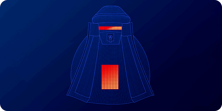 Куртка с подогревом Xiaomi 90 Points Temperature Control Jacket